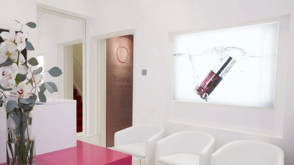An image of 111 Harley St. Clinic on the inside.
