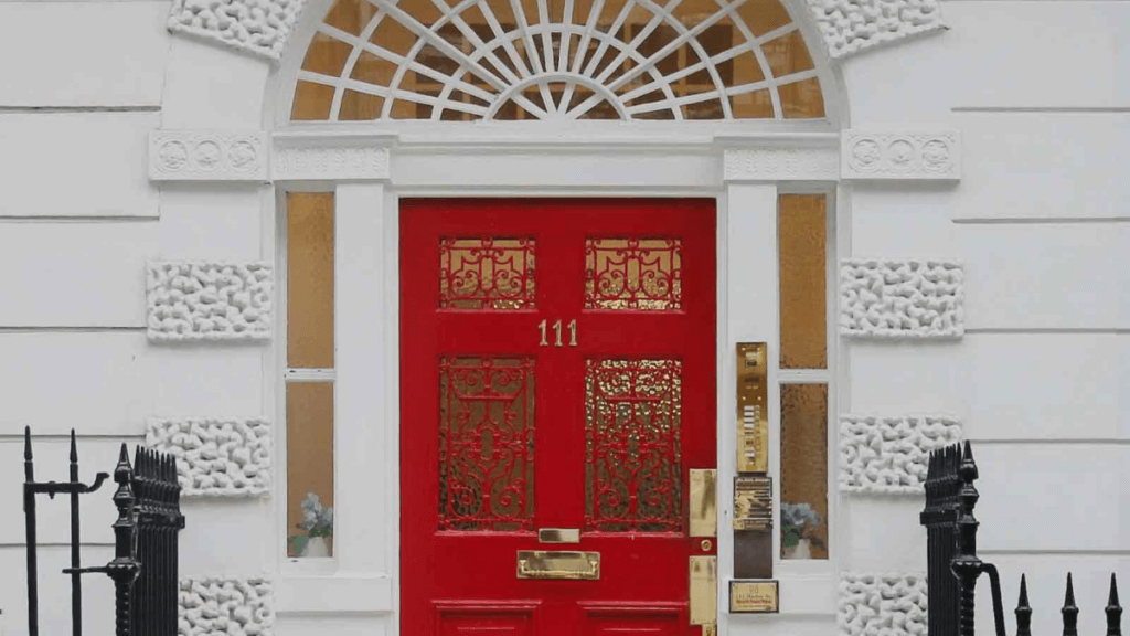 An image of 111 Harley St. Clinic on the outside.