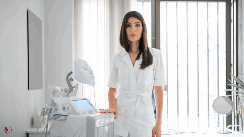 aesthetic doctor in clinic