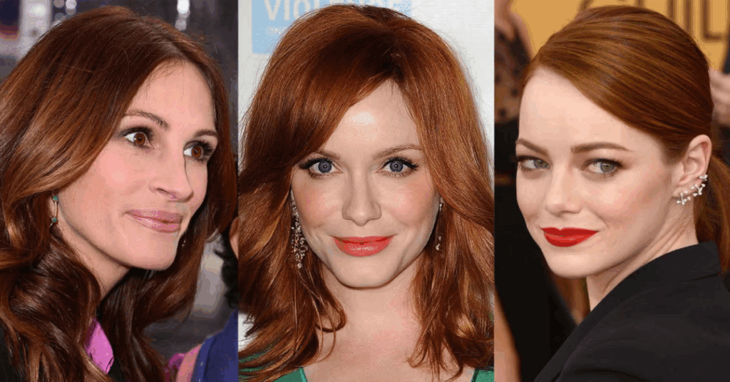 Celebrities With Red Hair
