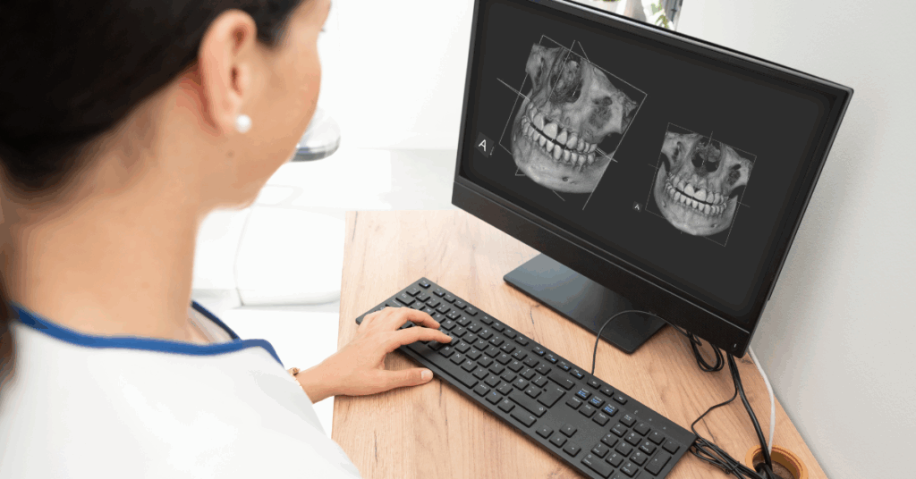 3D imaging used in cosmetic dentistry