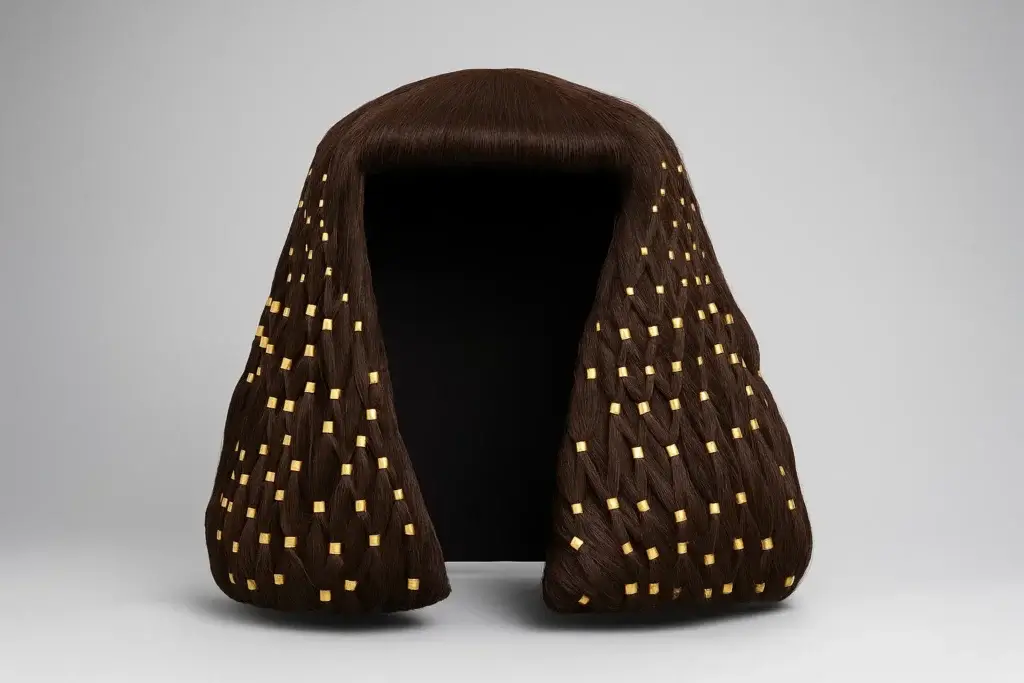 Wig mania, Egyptians loved wigs and this is an image of an Egyptian wig