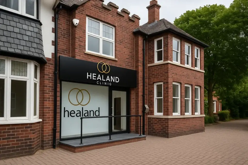 An image of the outside of Healand Clinic