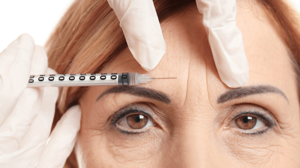 Injectable fillers to treat number 11 lines