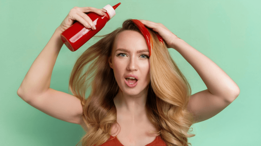 Ketchup In Hair