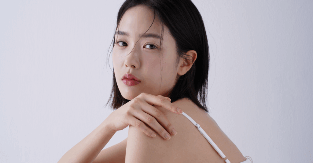 The Hottest K-Beauty Treatments Everyone’s Searching For image of a Korean woman with flawless skin for an article discussing the latest K-Beauty craze/s