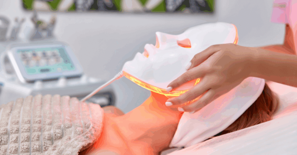 LED light therapy to help restore your skin