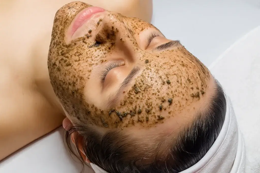 image of a person getting a Liquid Microneedling treatment