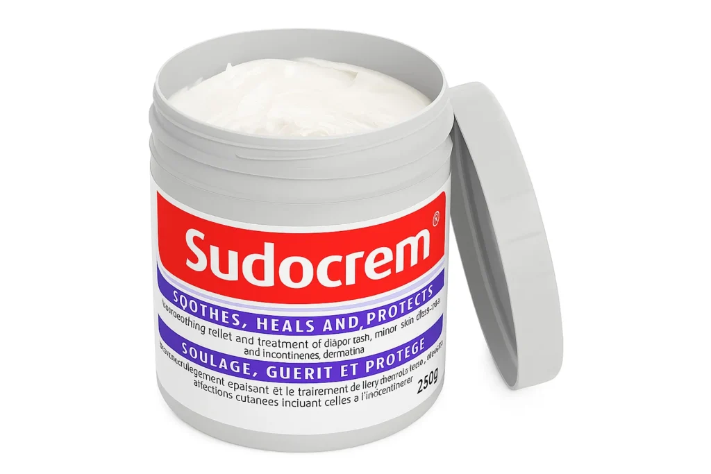 Sudocrem nappy cream for shaving rash