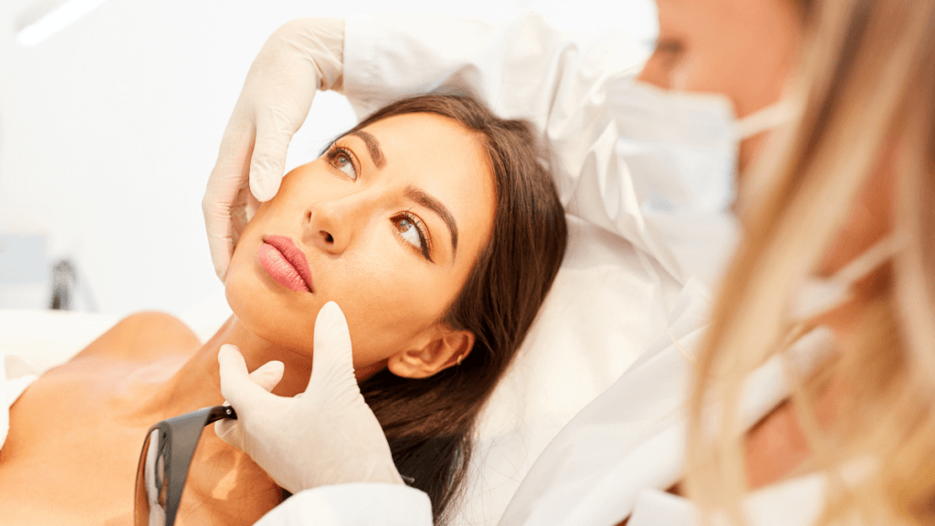 Consultation for a non-surgical facelift