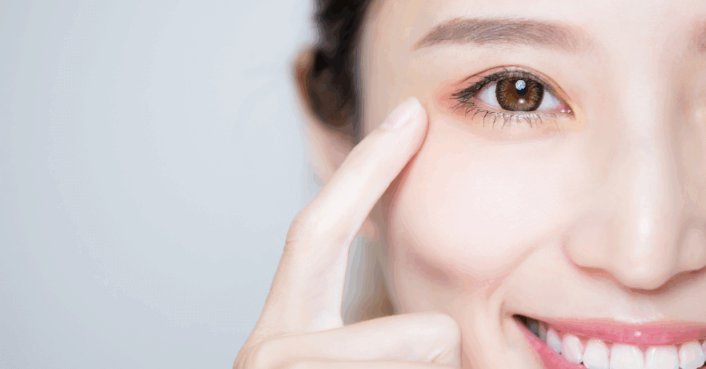 How PRF And Natural Regeneration Can Rejuvenate Your Eyes image of a woman with rested eyes and beautiful skin for an article discussing how PRF therapy can enhance and brighten your eye area naturally