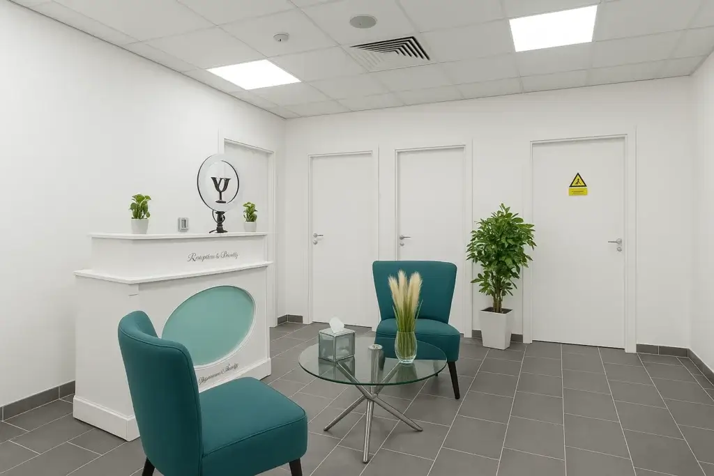 An image of the inside of Repose Space clinic in Kensington