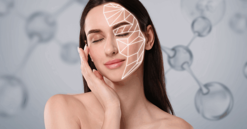 an image of how someone's face is regenerating from within. This could be due to Sea Science Beauty