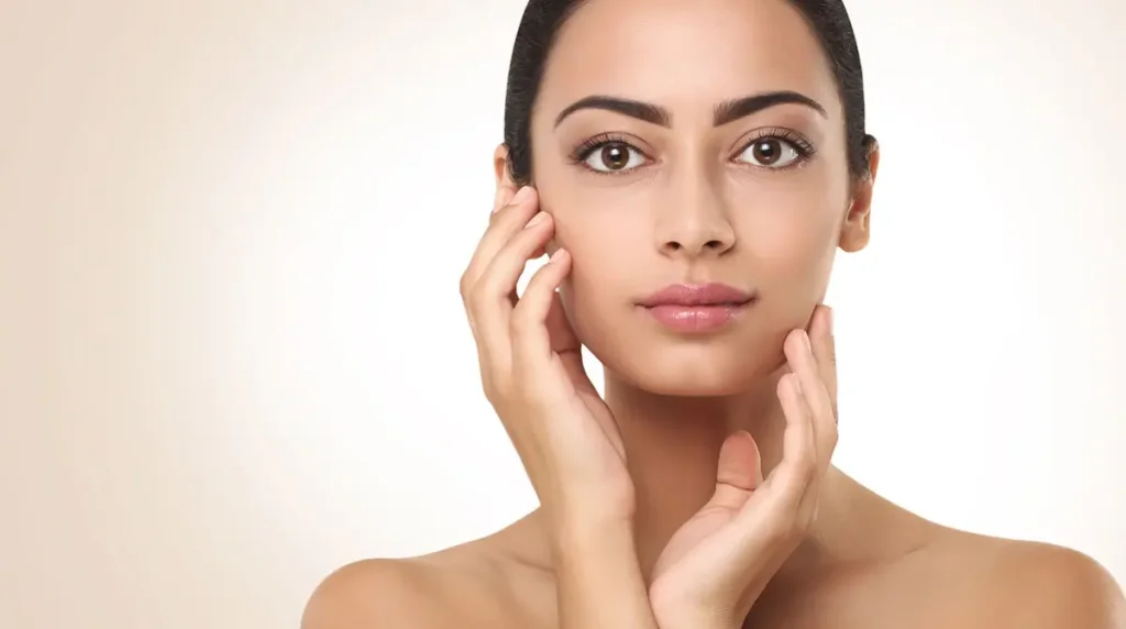 asian skin lady face