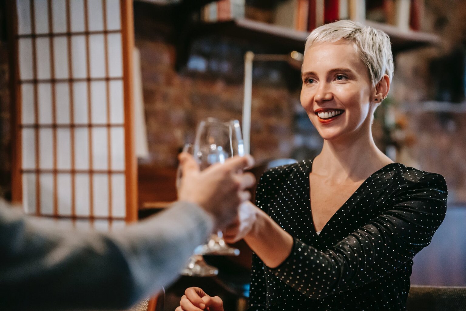 Older women with beautiful skin, smiling