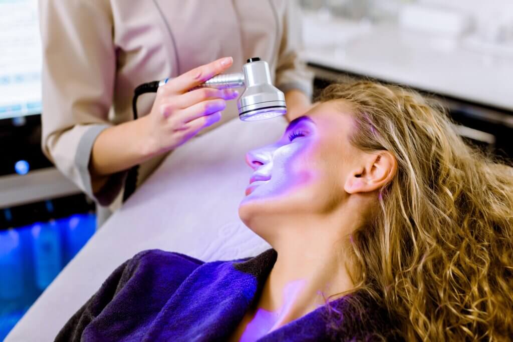 Blue LED Light Therapy